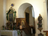 Záboří nad Labem - kostel sv. Prokopa - interiér kostela