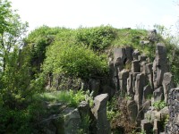 vrcholová plošina hradu Ostrý