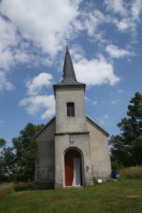 Bývalé obce Kotlina a Dolina u Měděnce – kostel a pomníky
