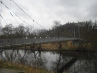 Přírodní park Horní Berounka a most u sv.Jiří na okraji města Plzeň