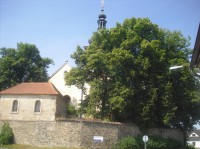 Kostel sv. Havla v městečku Neveklov
