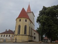 Farní kostel sv.Vojtěcha ve městě Jílové u Prahy