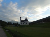 Seefeld a (olympijský) kostel Seekirchl