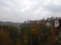 Zřícenina hradu Výrov v Novém Městě nad Metují a Juránkova vyhlídka