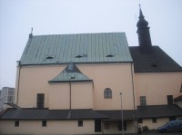 Sokolov a původní Kapucínský klášter s kostelem sv. Antonína Paduánského