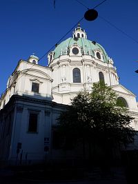 Obrázky z Vídně – kostel Karlkirche