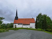 Obrázky z Norska – kostel v Ranheim, městské části Trondheimu