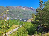 Obrázky z Norska – most Hardangerbrua