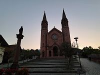 Obrázky ze Schwarzwaldu – kostel sv. Jana Baptisty v městečku Forbach