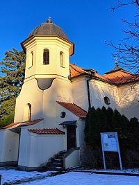 Město Černošice a kostel Nanebevzetí Panny Marie