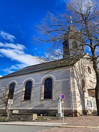 Annaberg-Buchholz a kostel Heilig-Kreuz-Kirche