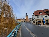 Bad Staffelstein a Bamberská věž (Stadtturm)