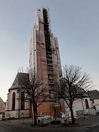 Bad Staffelstein a kostel St. Kilian und Georg