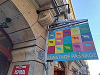 Drážďany a Kunsthoffpassage
