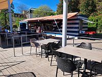 Drážďany a Biergarten Elbsegler