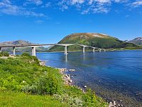 Obrázky z Norska – most Gimsøystraumen bru