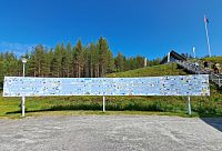 Obrázky ze Švédska – polární kruh Arctic Circle na silnici E45