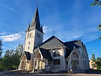 Obrázky ze Švédska – kostel Arvidsjaurs kyrka