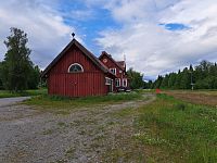 Obrázky ze Švédska – nádraží v městečku Åsarna