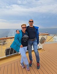 Na cestě nás doprovází příjemné počasí a usměvavé sluníčko.