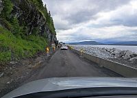 Někdy pochopí řidič sám, jakou může jet rychlostí po mezinárodní silnici E6. Cestování autem po Norsku není zrovna nejrychlejší záležitost.