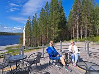 Poslední polární kávička a pohled na „divokou“ polární končinu.