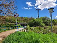 Turistický rozcestník "Kyjovka – železniční podjezd"