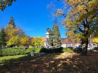 Obrázky z Maďarska a válečný památník ve městě Kőszeg