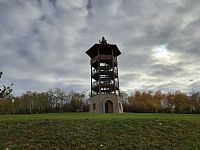 Obrázky z Maďarska a rozhledna v obci Fertőszentmiklós