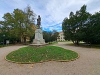 Horváth Boldizsár v Savaria parku.