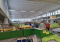 Druhý den jsme úspěšnější, když ve městě Szombathely objevujeme místní tržnici.