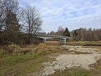 Obrázky ze Šumavy a most přes Vltavu v obci Nová Pec