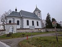 Kostel v obci Želnava