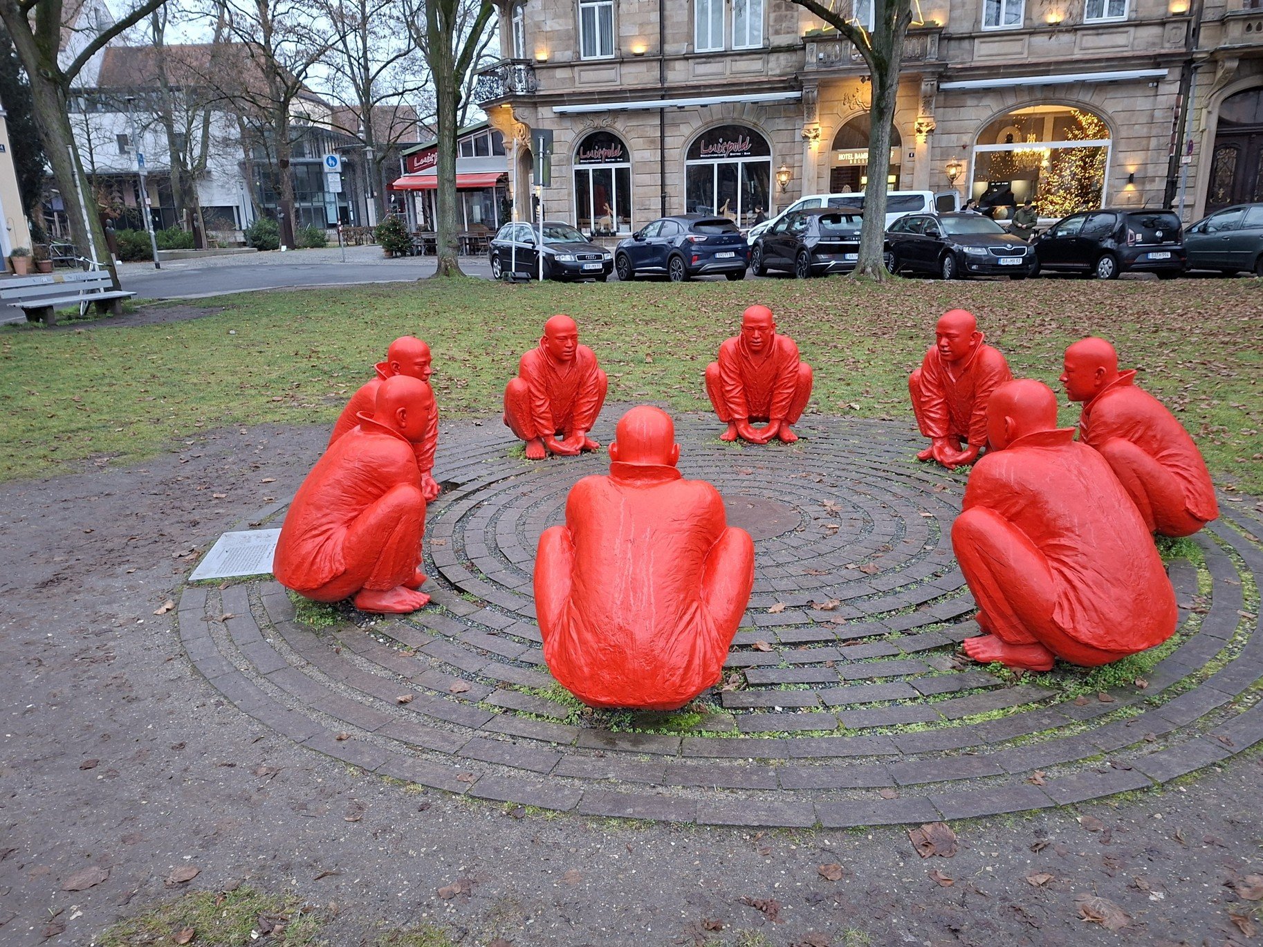 Obrázky z města Bamberg a „Setkání" od Wanga Shuganga