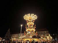Obrázky z města Bamberg a Maximiliansbrunnen