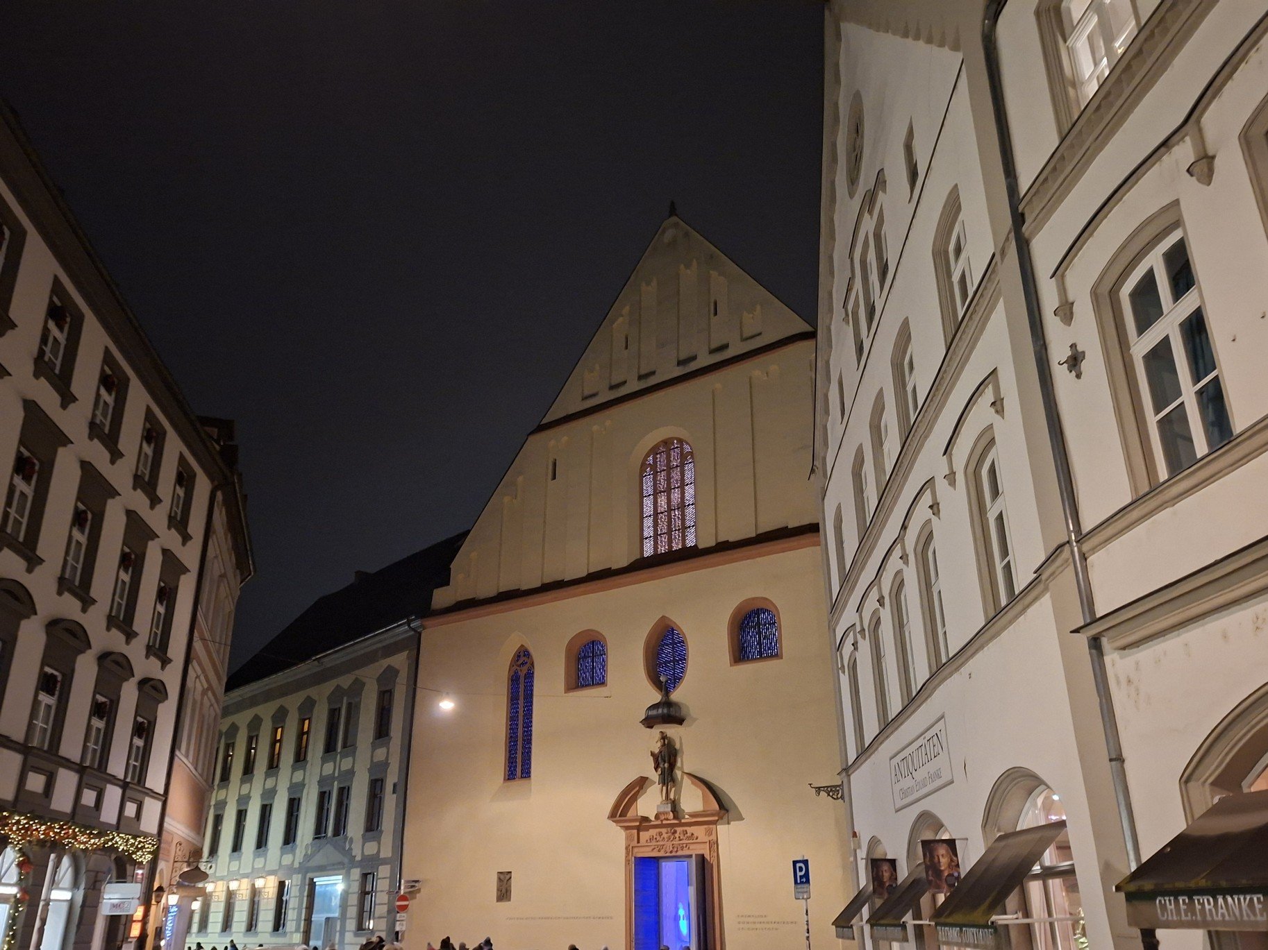 Obrázky z města Bamberg a bývalý dominikánský klášter