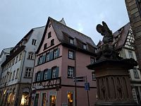 Obrázky z města Bamberg a Orlí fontána