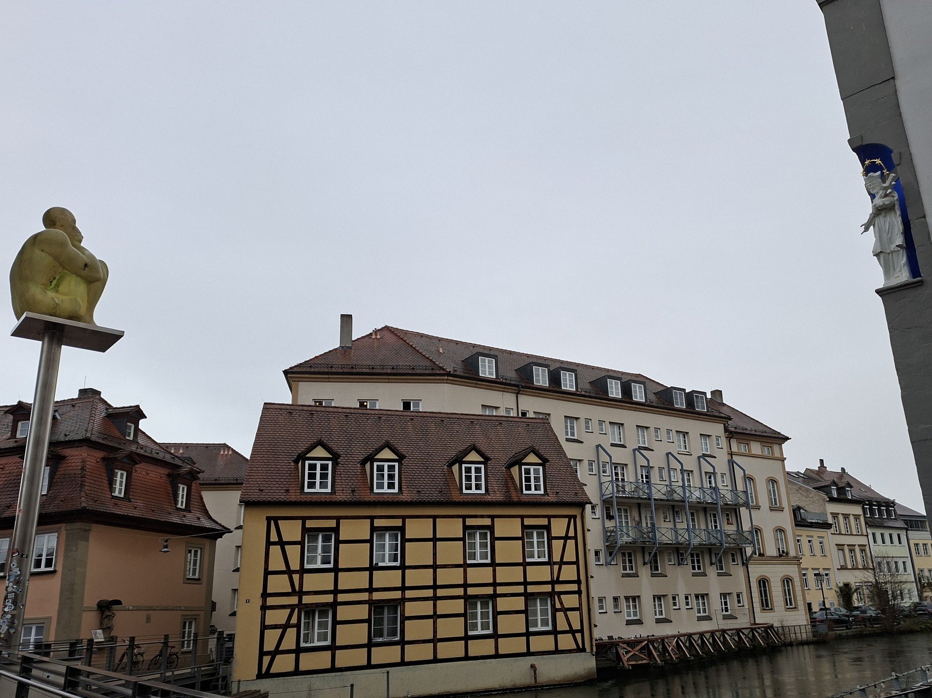 Obrázky z města Bamberg a Air-Earth na mostě