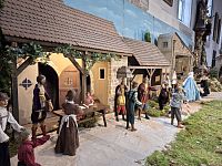 Bamberg a jesličky, symbol vánočního času.  Betlémy velké i malé, klasické i moderní.