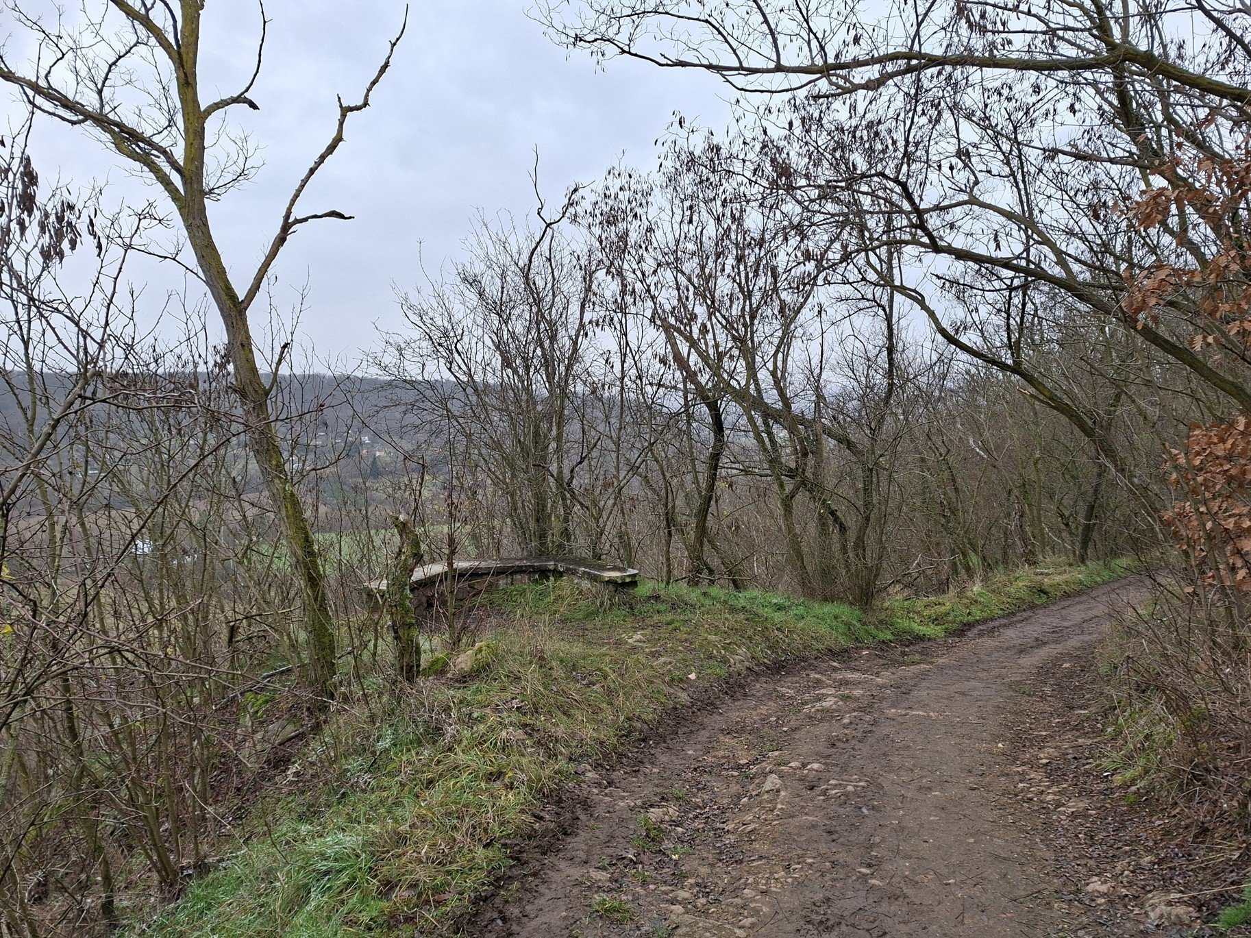 Ivančice a vyhlídkové místo bez jména