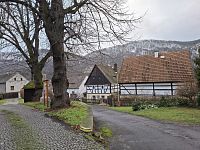 Obrázky z Ústí nad Labem a dřevěná zvonička na Střekově