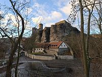 Obrázky z Ústí nad Labem a hrad Střekov