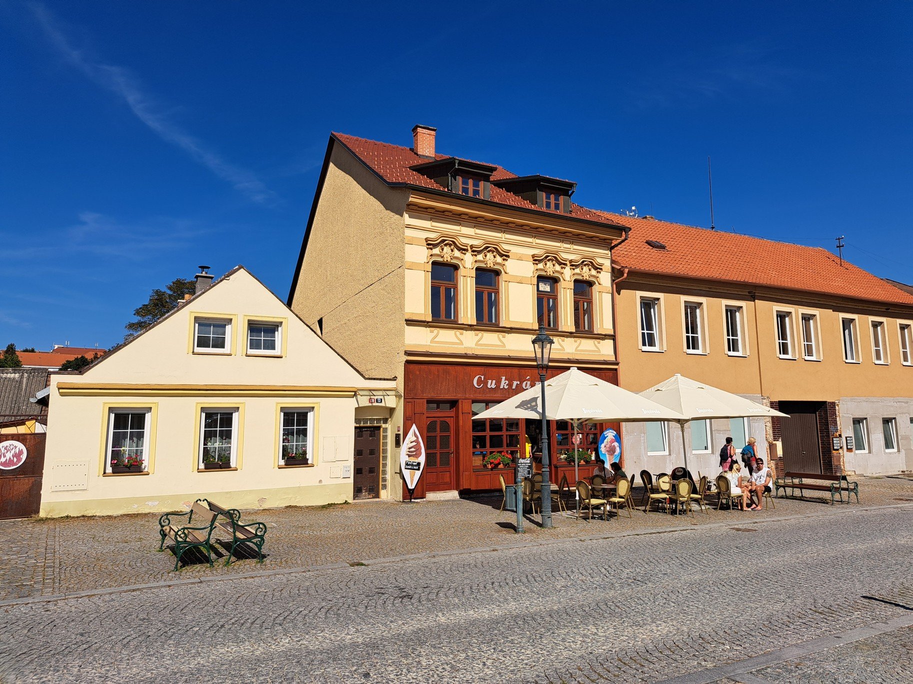 Rodinná cukrárna ve městě Vlašim