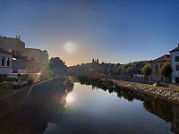 Pohled z lávky plk. Svobody