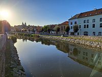 Pohled z lávky plk. Svobody