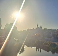 Pohled z lávky plk. Svobody