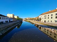 Pohled z lávky plk. Svobody