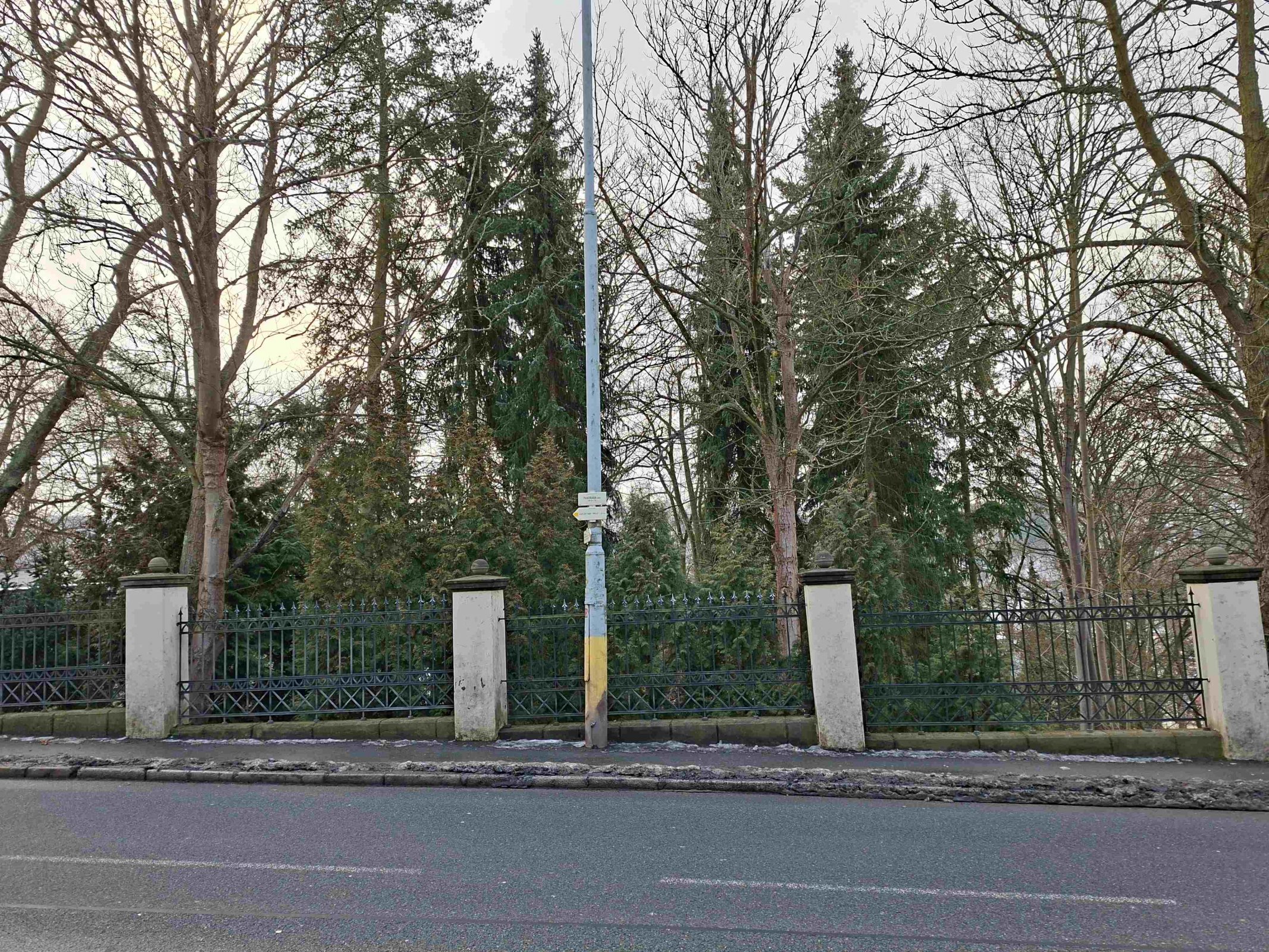 Turistické rozcestí PANORAMA v Karlových Varech