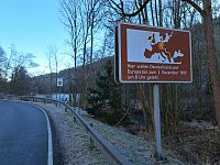 Dřívější hranici Západního a Východního Německa