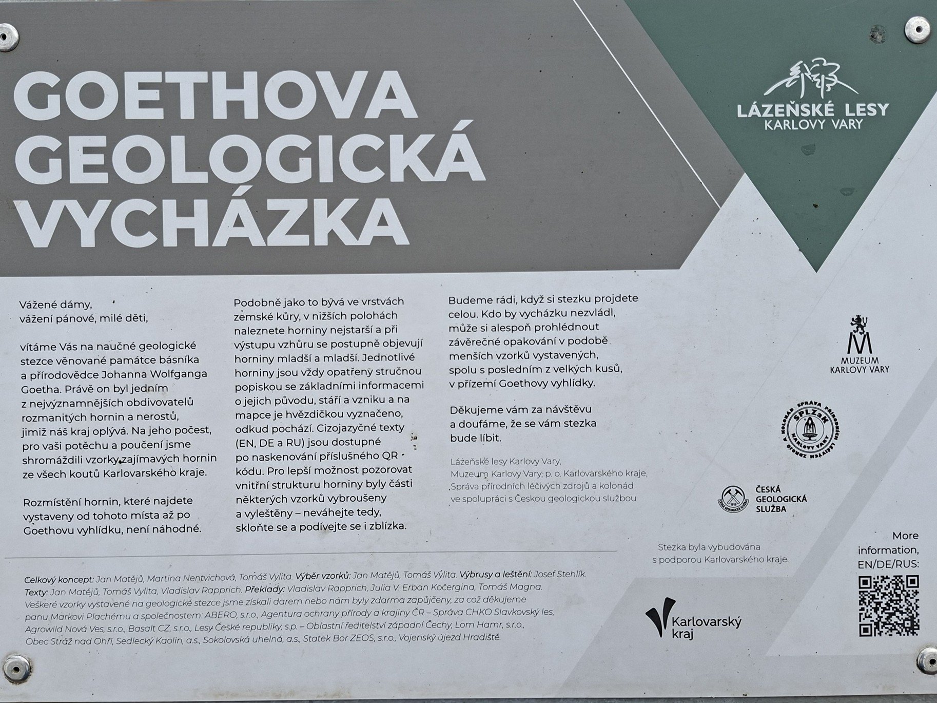Goethova geologická vycházka v Karlových Varech